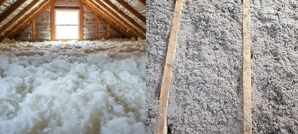 Cellulose vs Fiberglass Attic Insulation Where the Decision Matters Most Cellulose vs Fiberglass Attic Insulation: Where the Decision Matters Most